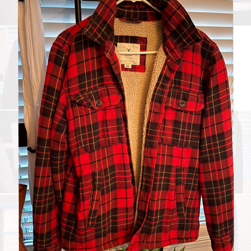 American eagle flannel jacket
